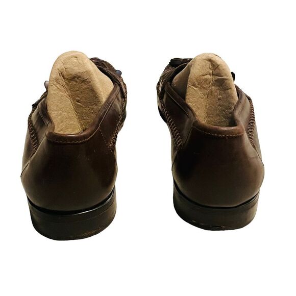 Giorgio Brutini Brown Monocle Kiltie Tassel Loafers - Size 8.5. - Picture 8 of 11